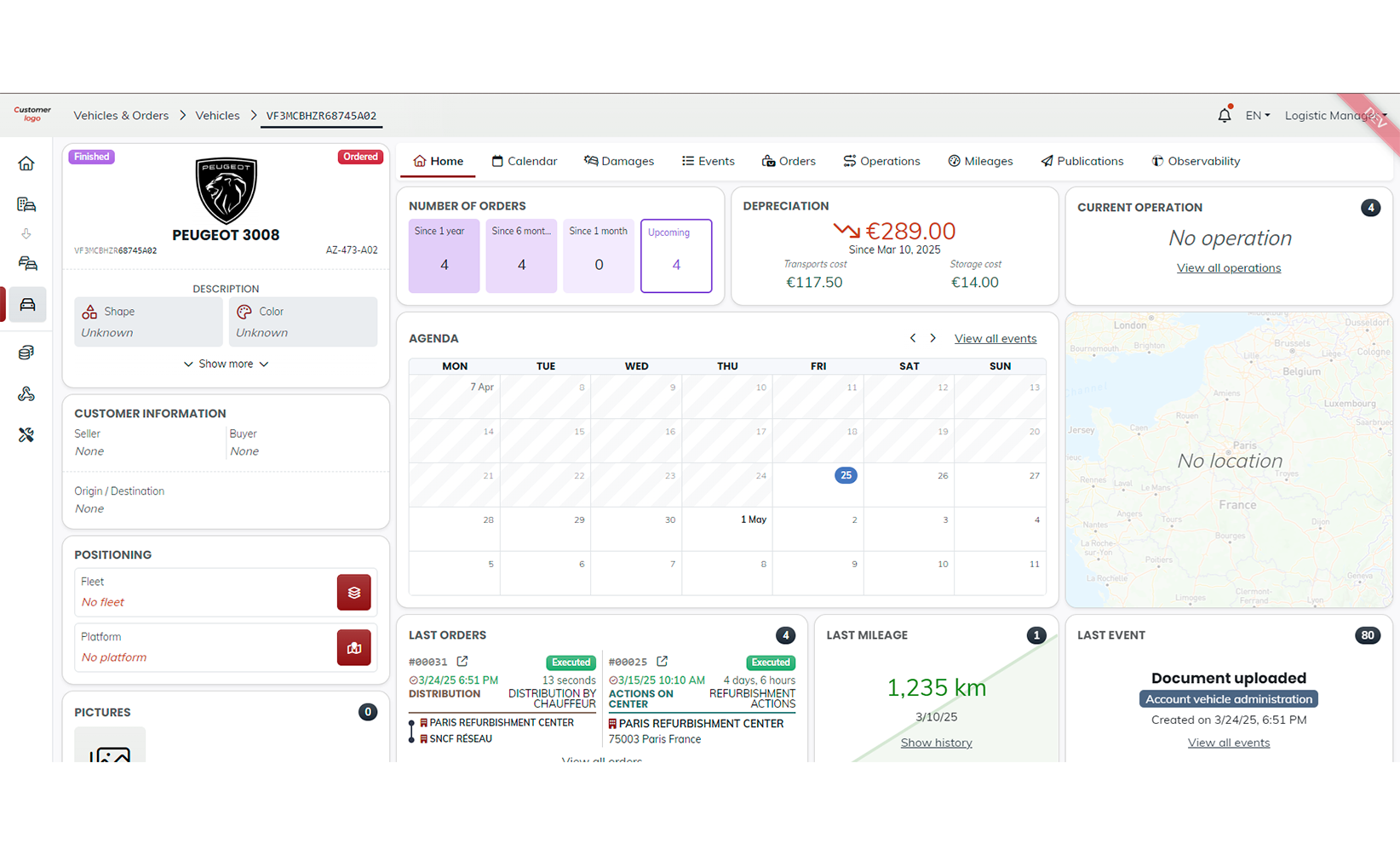 VEHICLE FLEET MANAGEMENT 2 - homepage vehicule